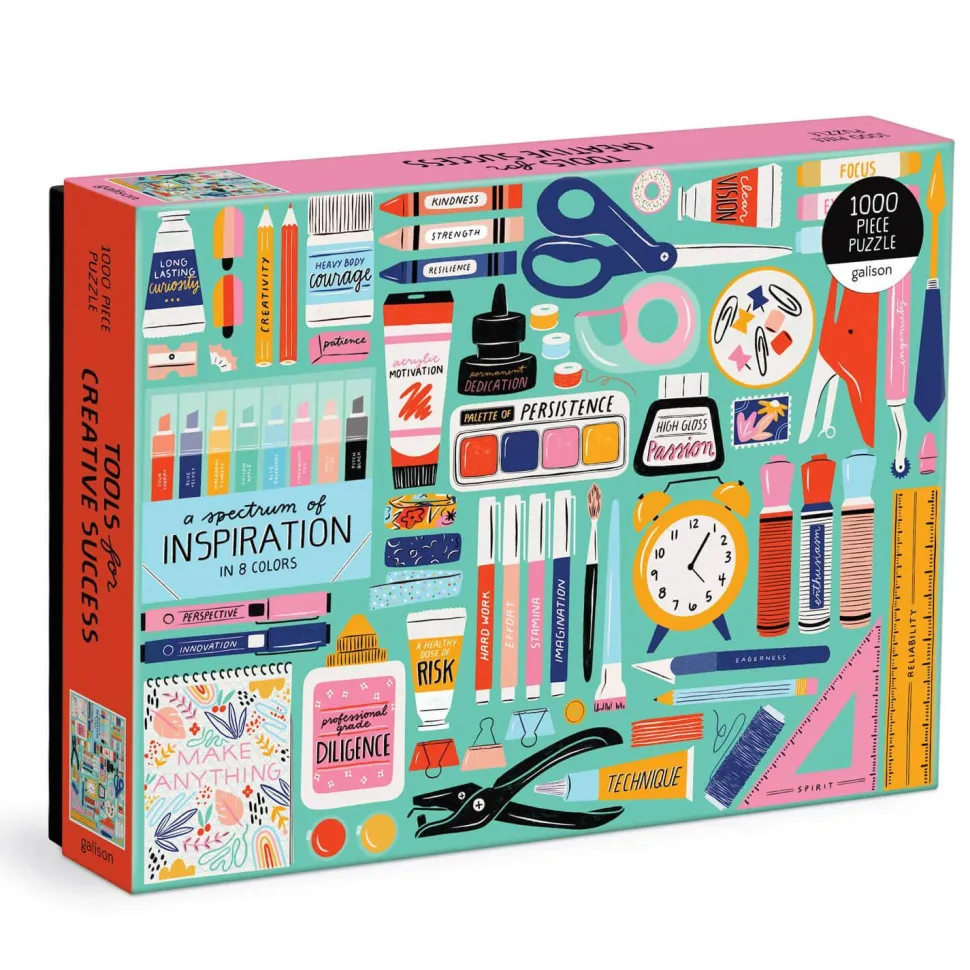 Puzzle 1000 pièces : Outils de loisirs créatif - Galison