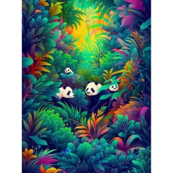 Puzzle 1000 Pièces : Panda Haven - EnjoyPuzzle