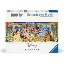 Puzzle 1000 pièces - Panorama : Photo de groupe Disney - Ravensburger
