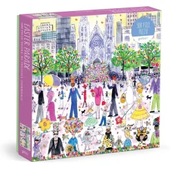 Puzzle 500 pièces : Parade de Pâques, Michael Storrings - Galison