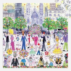 Puzzle 500 pièces : Parade de Pâques, Michael Storrings - Galison