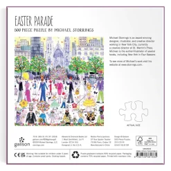 Puzzle 500 pièces : Parade de Pâques, Michael Storrings - Galison