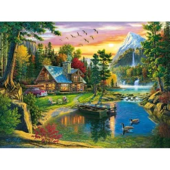 Puzzle 1000 pièces : Paradis Montagnard - Ks Games
