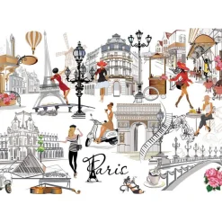 Puzzle 1000 pièces : Paris - Yazz puzzle