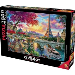 Puzzle 3000 pièces : Paris en fleurs - Anatolian