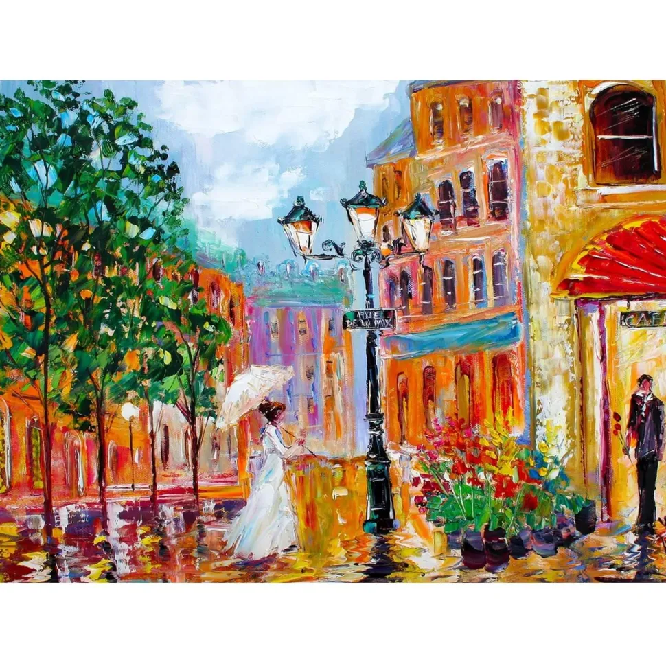 Puzzle 1000 Pièces : Paris Romance - EnjoyPuzzle