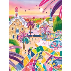 Puzzle 1000 pièces : Park Güell - Nolwenn Denis - Edition Spéciale - Magnolia