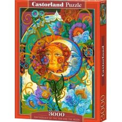 Puzzle 3000 pièces : Partenariat du Soleil et de la Lune - Castorland