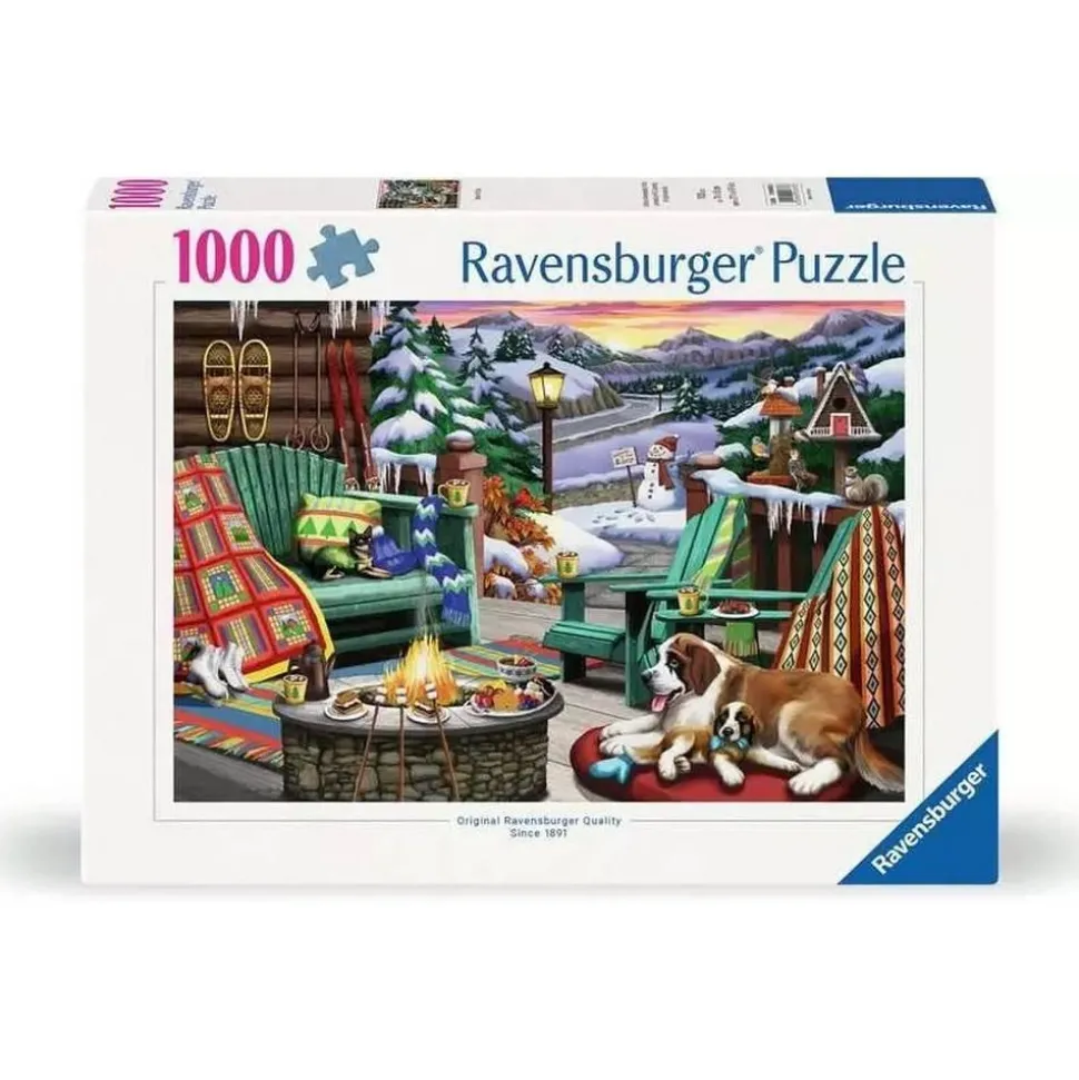 Puzzle 1000 pièces : Pause au coeur des montagnes - Ravensburger