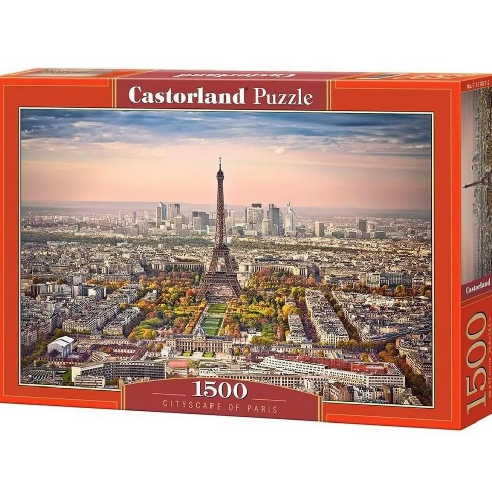 Puzzle 1500 pièces : Paysage urbain de Paris - Castorland