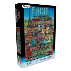 Puzzle 500 pièces : Paysage urbain de Paris - Gibsons