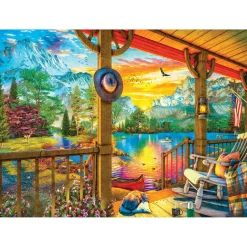 Puzzle 500 pièces : Pêche tôt le matin - Eurographics