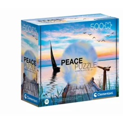 Puzzle 500 pièces : Peace Puzzle - Clementoni