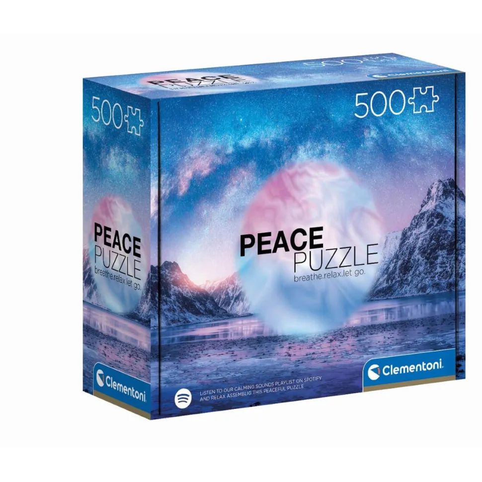 Puzzle 500 pièces : Peace Puzzle - Clementoni