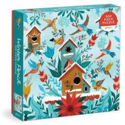 Puzzle 500 pièces : Perchoir d'hiver - Galison
