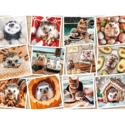 Puzzle 1500 pièces : Photo animaux mignons - Nathan