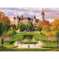 Puzzle 1000 pièces : Photo Odyssée : Château de Schwerin, Allemagne - Trefl