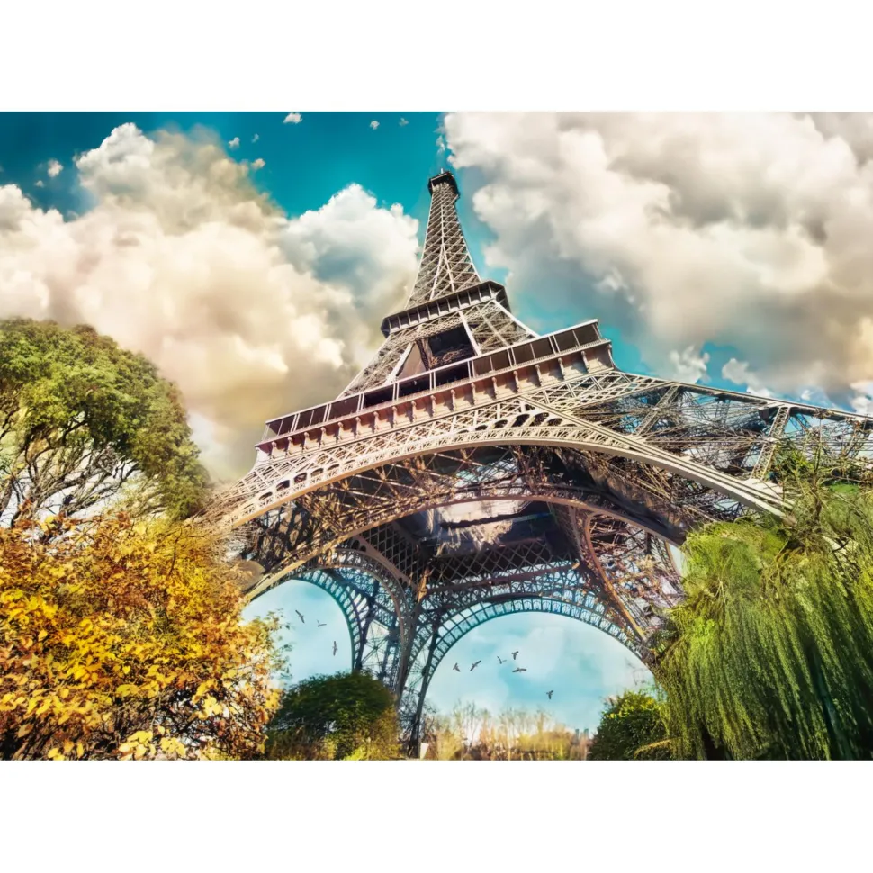 Puzzle 1000 pièces : Photo Odyssée : Tour Eiffel à Paris, France - Trefl