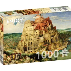 Puzzle 1000 Pièces : Pieter Bruegel - La Tour de Babel - EnjoyPuzzle