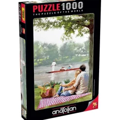 Puzzle 1000 pièces : Pique-nique au bord de la rivière - Anatolian