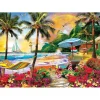 Puzzle 550 pièces : Plage paradisiaque - La vie hawaïenne - Master Pieces