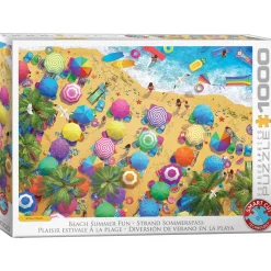 Puzzle 1000 pièces : Plaisirs d'été à la plage - Eurographics