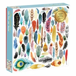 Puzzle 500 pièces : Plumes festives - Galison