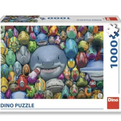 Puzzle 1000 pièces : Poissons Colorés - Dino