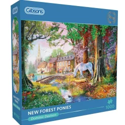 Puzzle 1000 pièces : Poneys de la New Forest - Gibsons