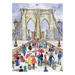 Puzzle 1000 pièces : Pont de Brooklyn, Michael Storrings - Galison