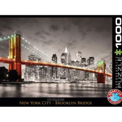 Puzzle 1000 pièces : Pont de Brooklyn, New-York - Eurographics