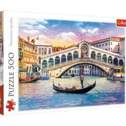 Puzzle 500 pièces : Pont du Rialto, Venise - Trefl