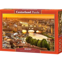 Puzzle 1000 pièces : Ponts de Florence - Castorland