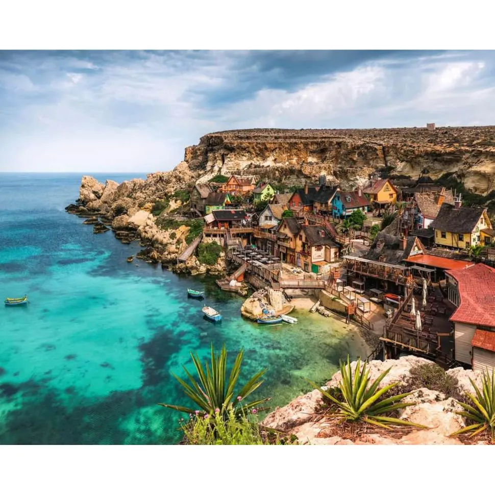 Puzzle 1500 pièces : Popeye Village, Malte - Ravensburger
