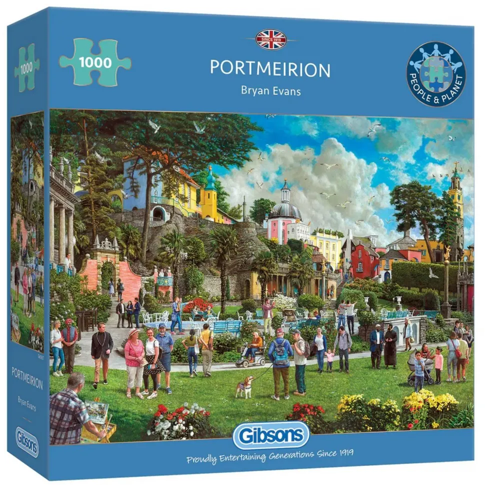 Puzzle 1000 pièces : Portmeirion - Gibsons