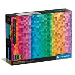 Puzzle 1000 pièces + poster : Colorboom : Pixel - Clementoni