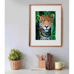 Puzzle 500 pièces + poster : Jaguar dans la jungle - Clementoni