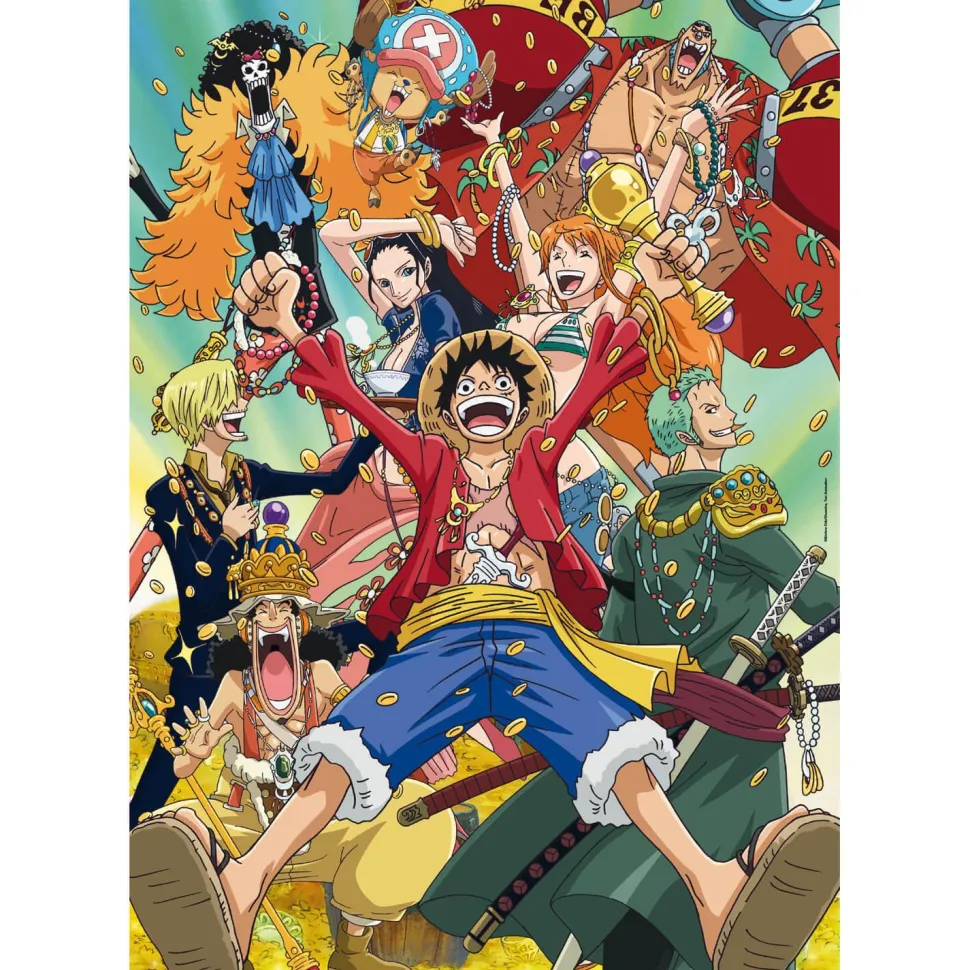 Puzzle 1000 pièces + poster : One Piece - Clementoni