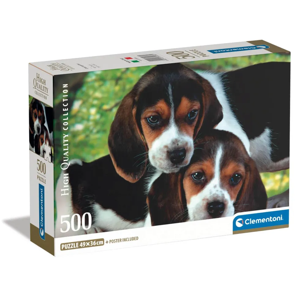 Puzzle 500 pièces + poster : Rapprochés - Clementoni