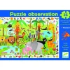 Puzzle 35 pièces - Poster et jeu d'observation : La jungle - Djeco