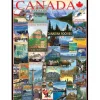 Puzzle 1000 pièces : Posters vintage du Canada - Eurographics