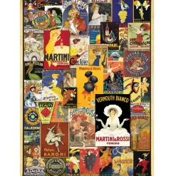 Puzzle 1000 pièces : Posters Vintage - Eurographics