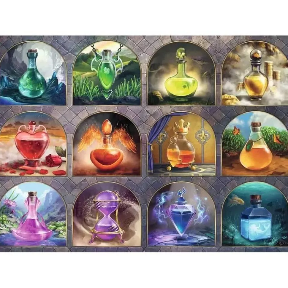 Puzzle 1000 pièces : Potions magiques - Ravensburger