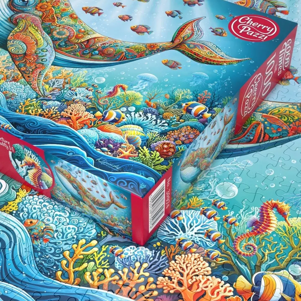 Puzzle 1000 pièces : Princesse des baleines - CherryPazzi