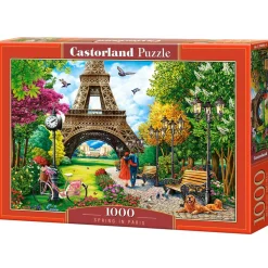 Puzzle 1000 pièces : Printemps à Paris - Castorland