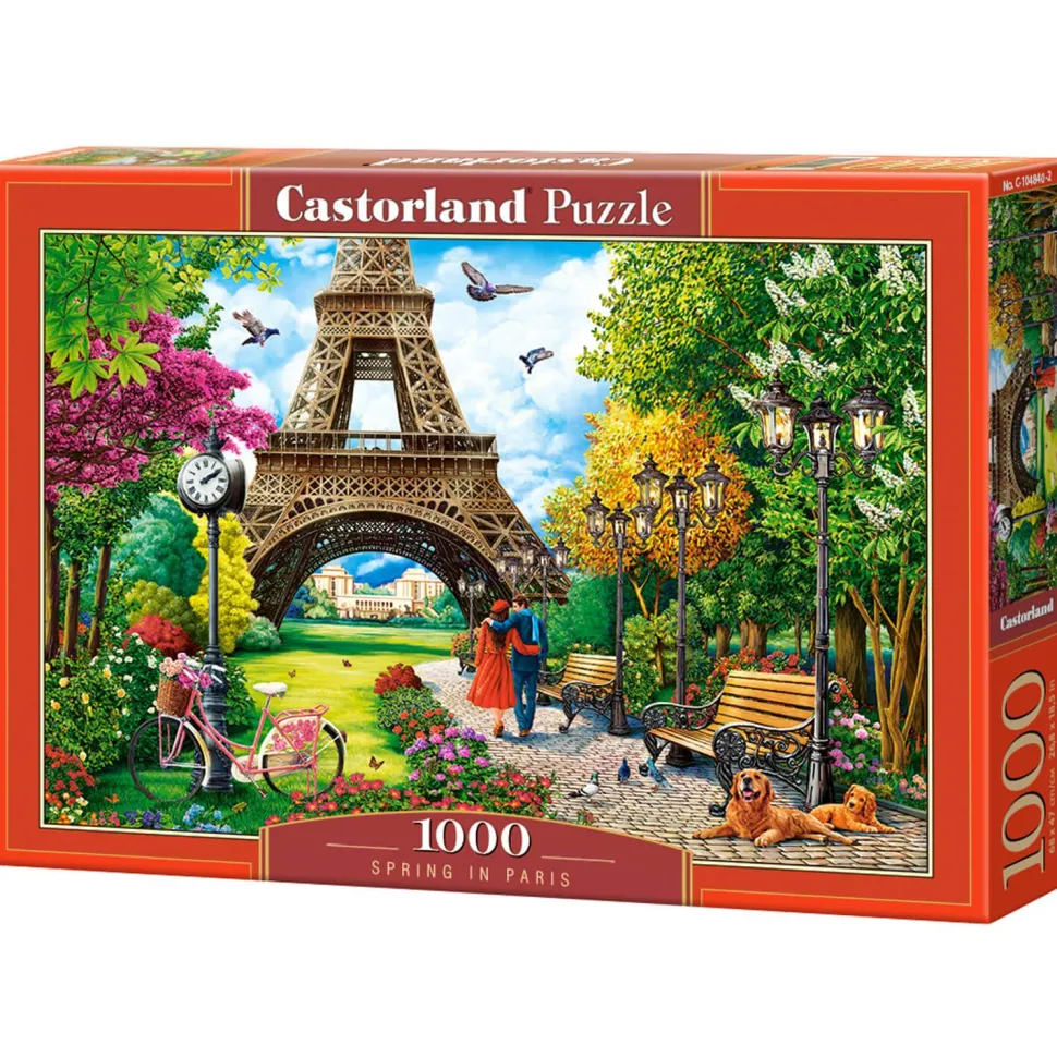 Puzzle 1000 pièces : Printemps à Paris - Castorland