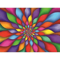 Puzzle 1000 pièces : Pétales arc-en-ciel - Magnolia