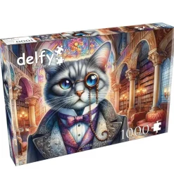 Puzzle 1000 pièces : PURRFECTION GOTHIQUE - JaCaRou