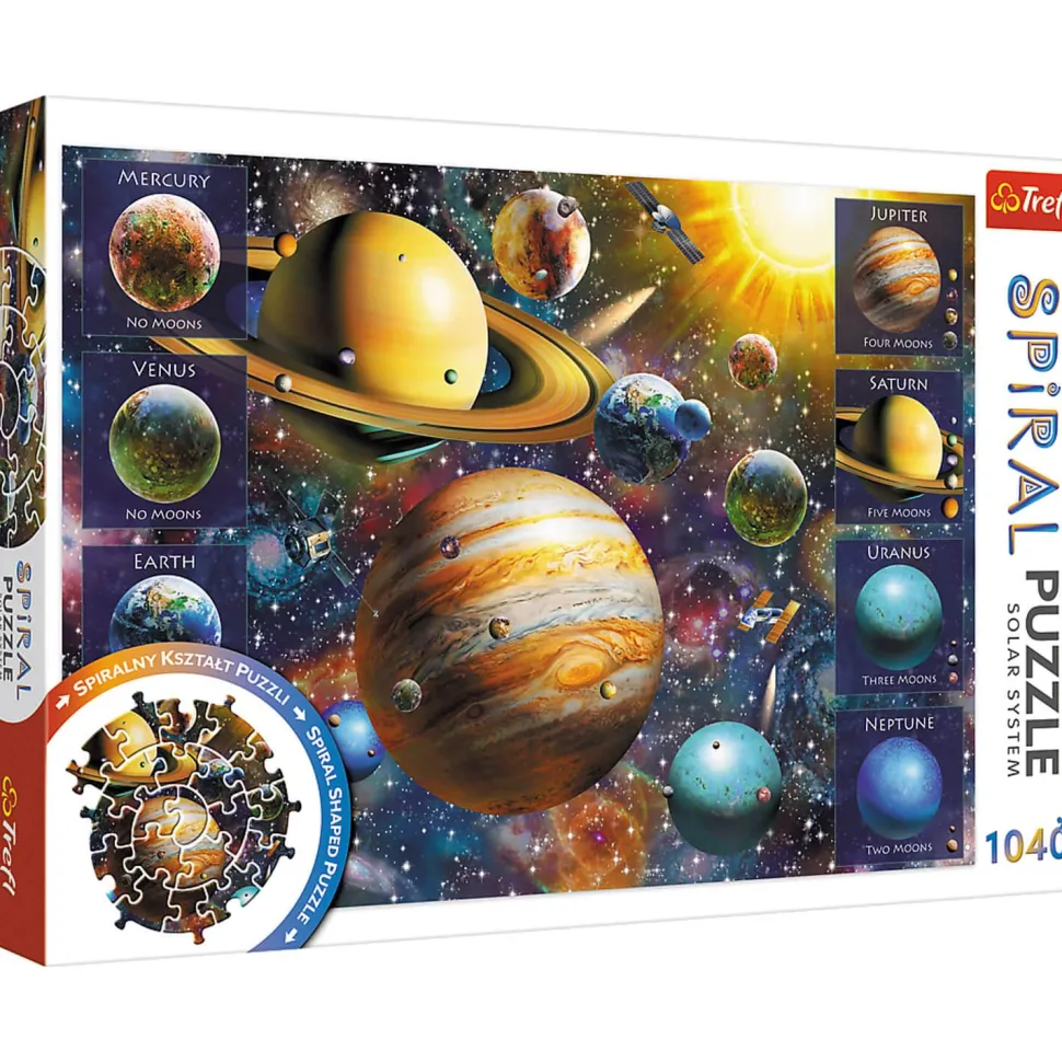 Puzzle 1040 pièces : Puzzle Spirale - Système solaire - Trefl