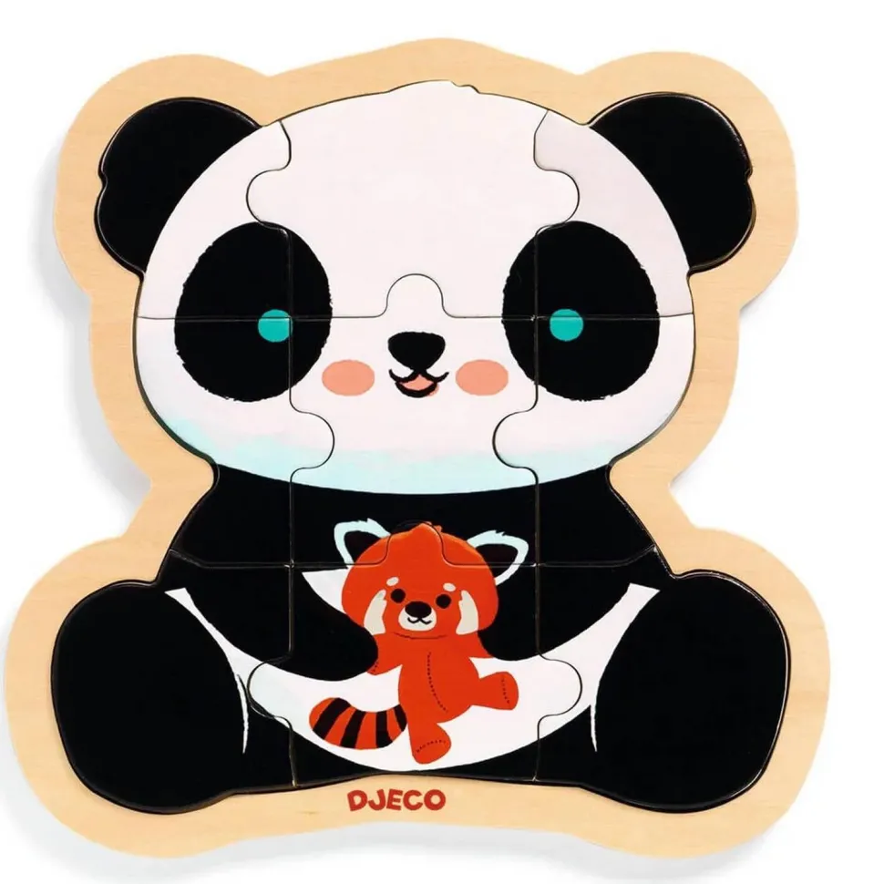 Puzzle 9 pièces : Puzzlo Panda - Djeco